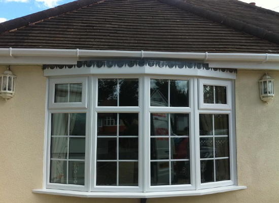 Window with double glazing